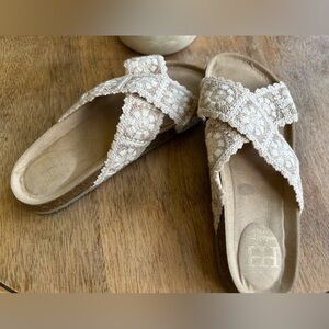Haute Hippie Crochet Sandals
